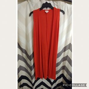 Solid red Lularoe joy